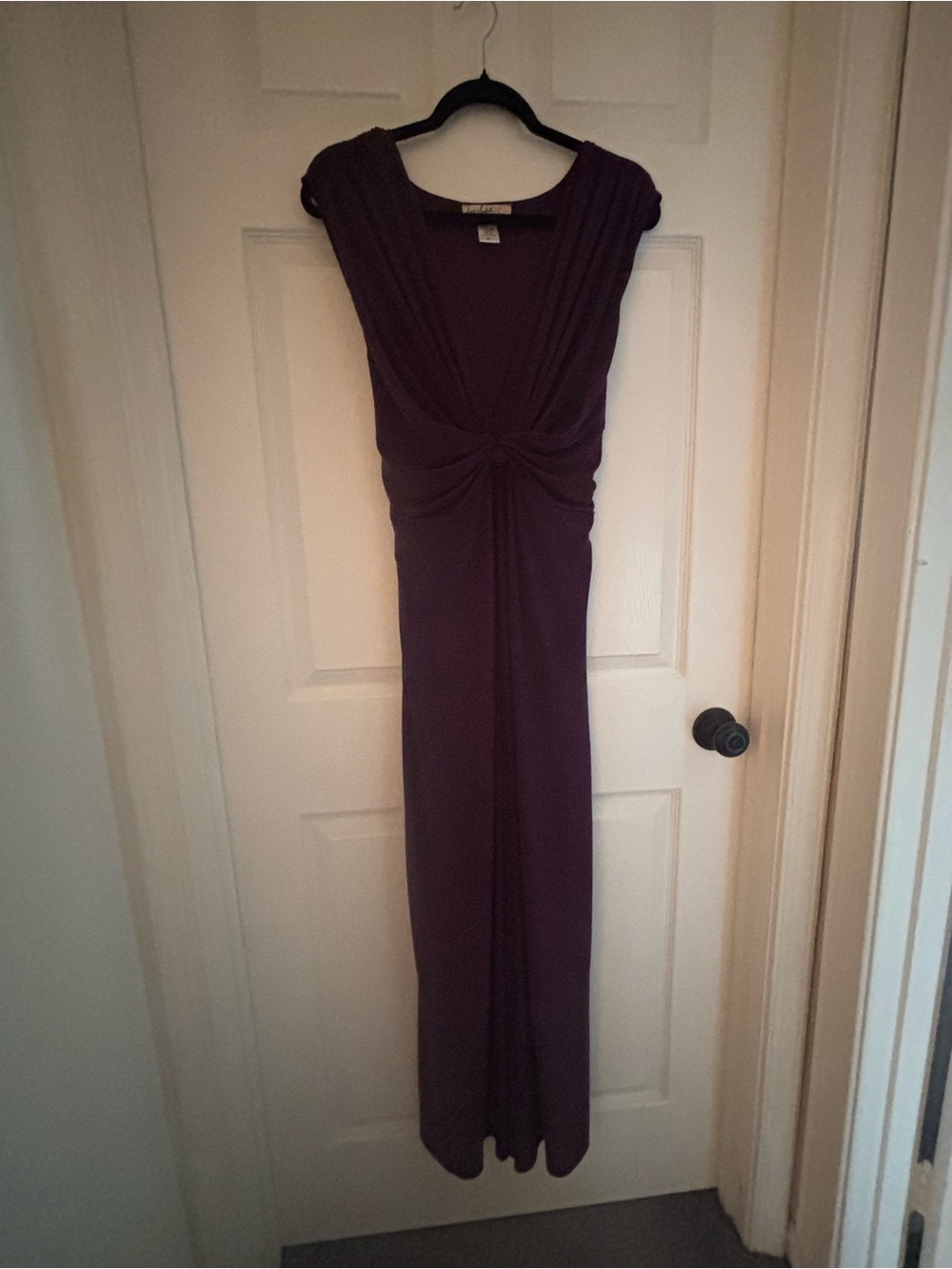 Love Squared Women's Plus Size Knotted  Maxi Dress, Size 2X